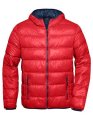 Heren Winterjas Daiber JN1060 Rood-Navy